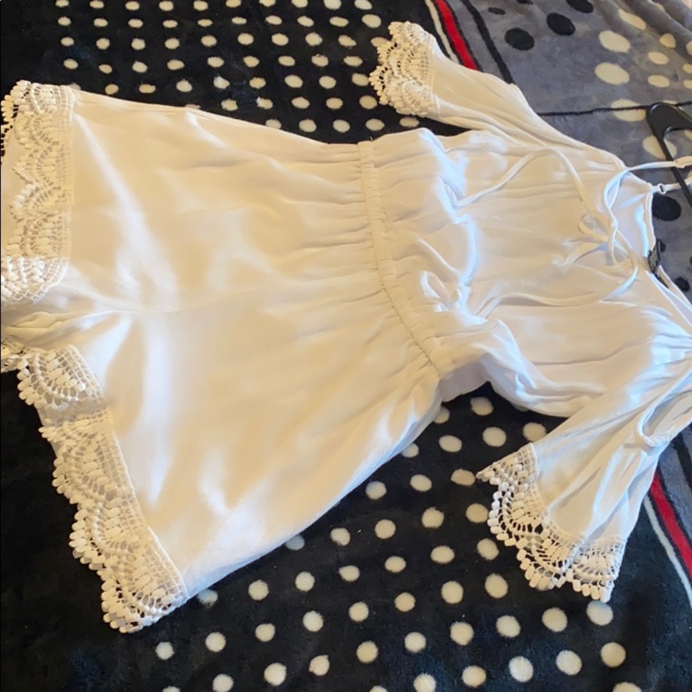 White Romper - Picture 2 of 2